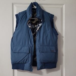 California Free Thinking Think Pink elegant Blue Sleeveless Vest